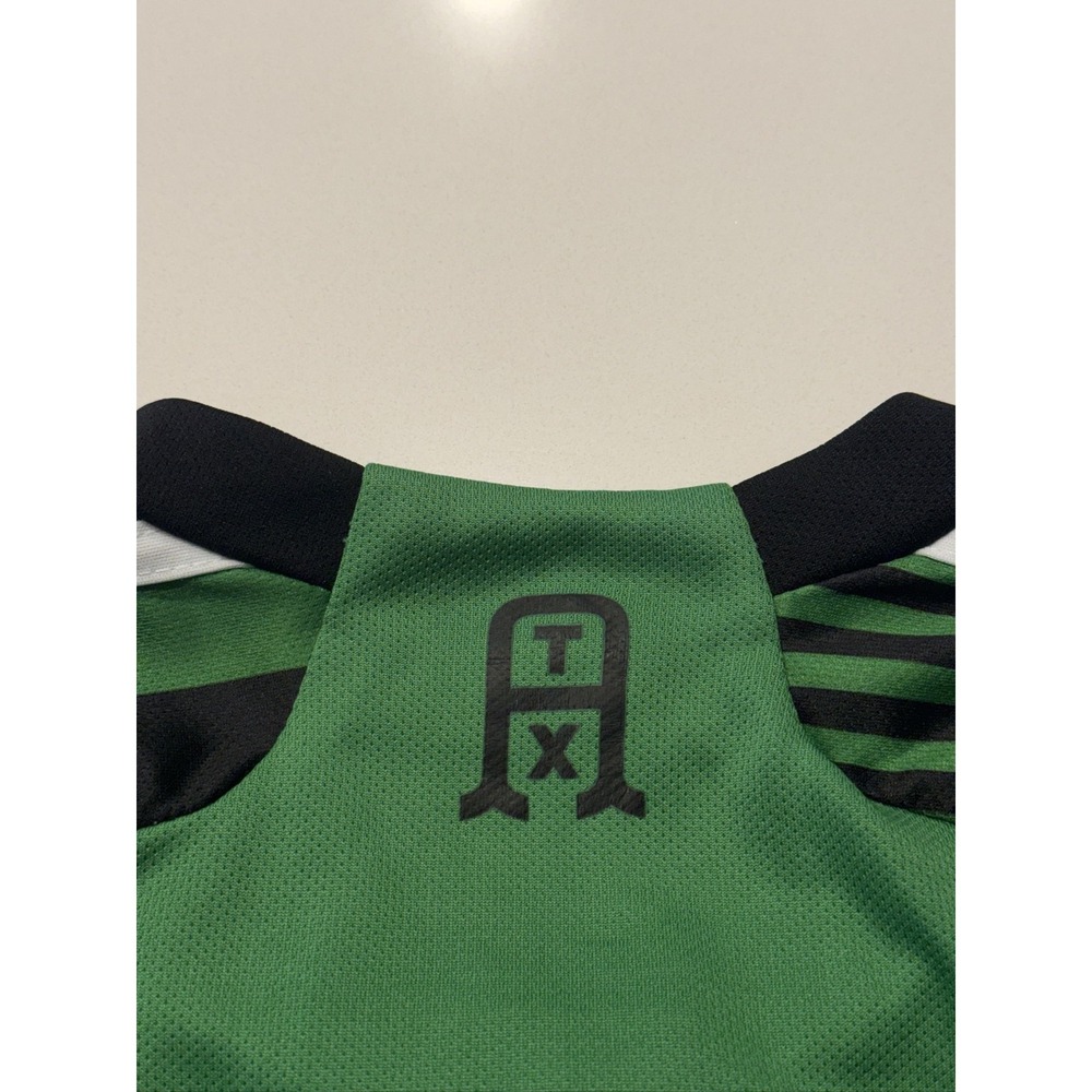 adidas Austin FC Jersey Mens M Green Black AEROREADY MLS Soccer Slim Fit YETI - Picture 13 of 16